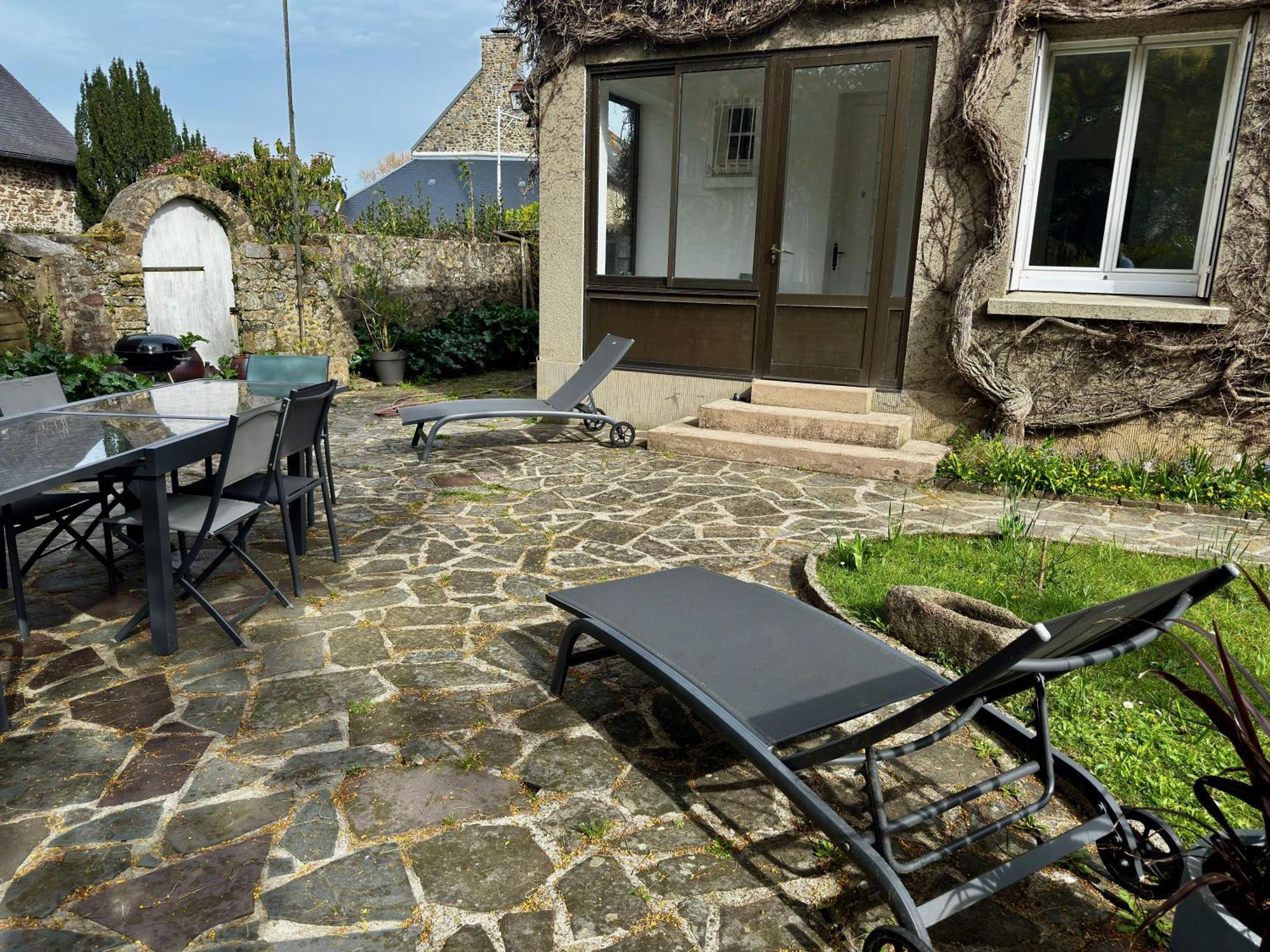 La Triolette, Maison Chaleureuse, Independante Et Refaite A Neuf Dans Le Vieux Coutainville, Tourisme Ou Teletravail Agon-Coutainville Kültér fotó